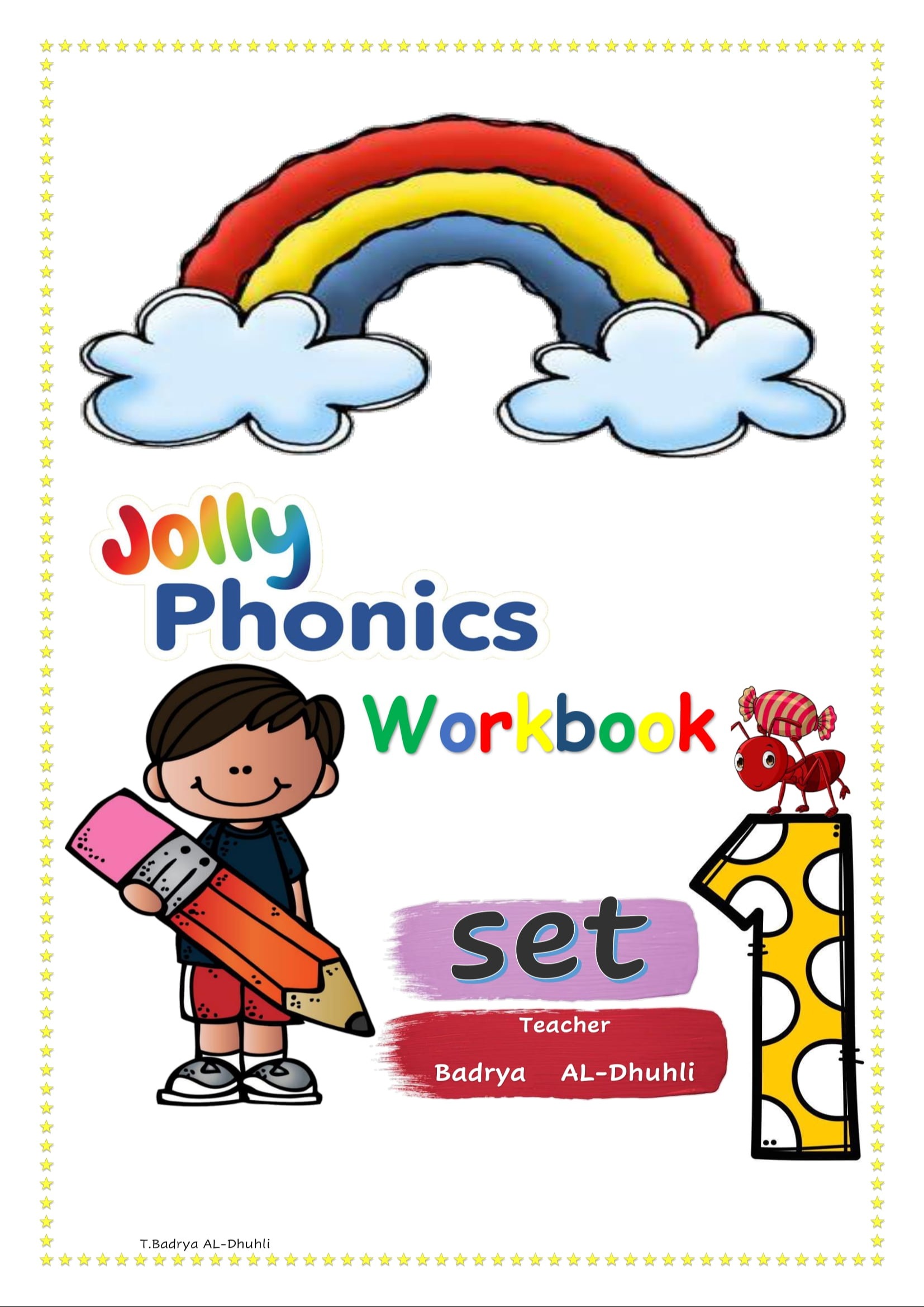 Jolly Phonics Workbook.  Set 1 Sounds
